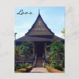 haw phra kaew loas postcard