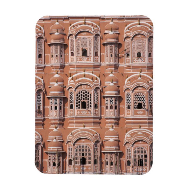 Hawa Mahal (Palace of Winds), Jaipur Magnet (Vertical)