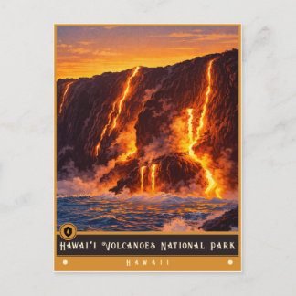 Hawaiʻi Volcanoes National Park | Vintage Postcard