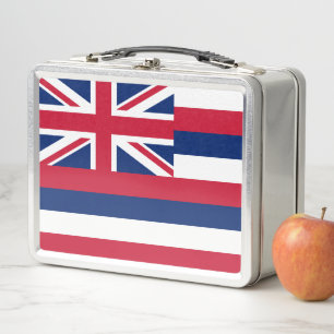 Hawai’i Flag Metal Lunch Box