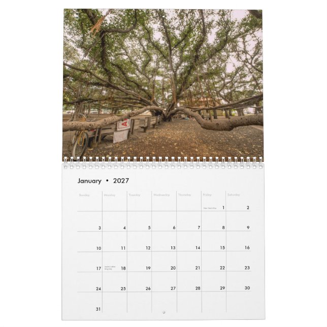 Hawaii 2015 Calendar (Jan 2027)
