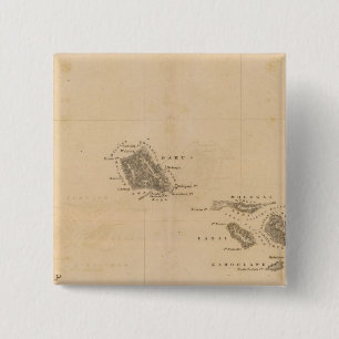 Hawaii 3 15 cm square badge