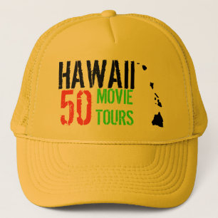 HAWAII 50 MOVIE TOURS TRUCKER HAT
