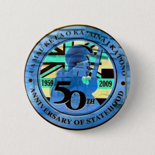 Hawaii 50th Button