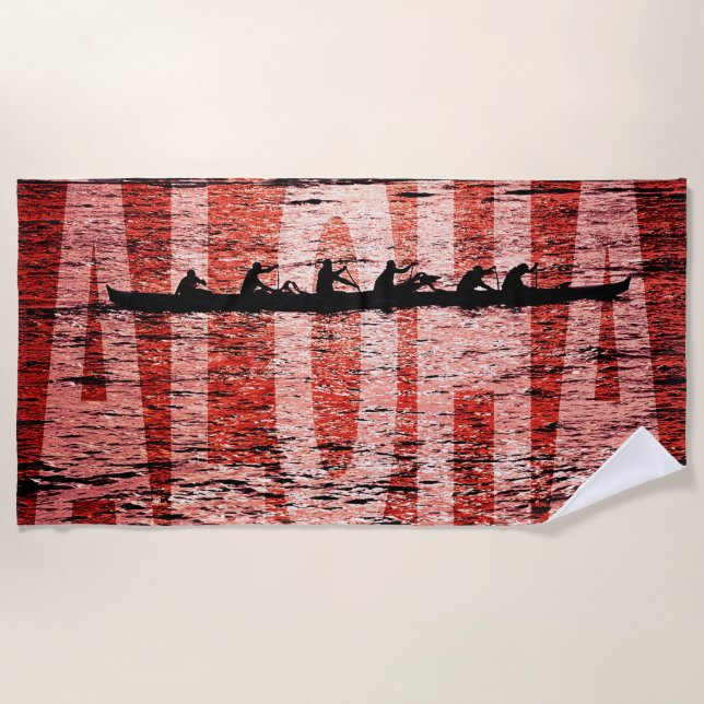 hawaii aloha beach towel (Front)