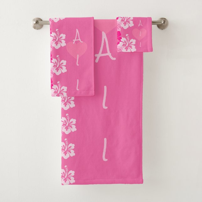 Hawaii Aloha Collection - Bath Towel Set (Insitu)