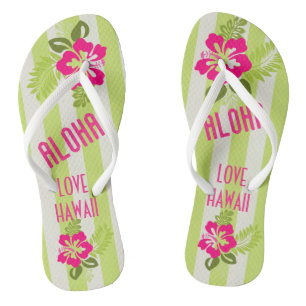  Hawaii Aloha Collection - Ladies Flip Flops
