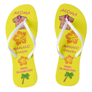 Hawaii Aloha Collection Ladies Jandals