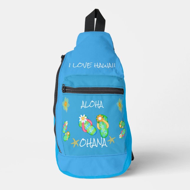 Hawaii Aloha Collection - Ladies Sling Bag (Front)