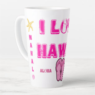 Hawaii Aloha Collection Latte Mug