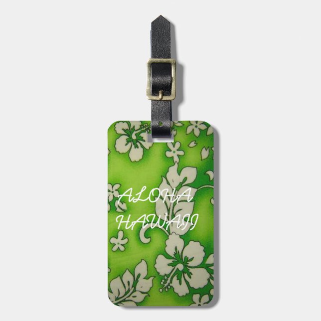 HAWAII ALOHA COLLECTION LUGGAGE TAG (Front Vertical)