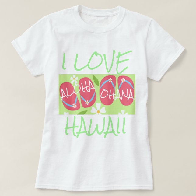 Hawaii Aloha Collection  T-Shirt (Design Front)
