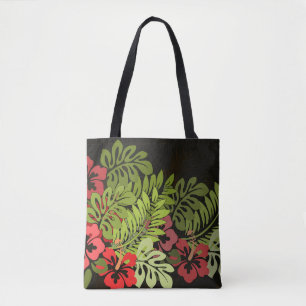 Hawaii Aloha Flower Art Print Tote Bag