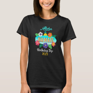 Hawaii Aloha Hawaiian Family Trip 2023 Premium_6 T-Shirt