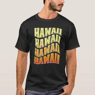 Hawaii Aloha Hawaiian Retro Hawaii Island Family V T-Shirt
