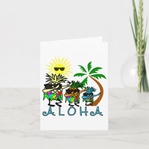 Hawaii Aloha Shirt Dabbing Pineapple T Shirt Hawai Card
