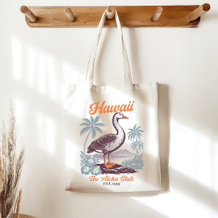 Hawaii Aloha State Tropical Goose Tote Bag