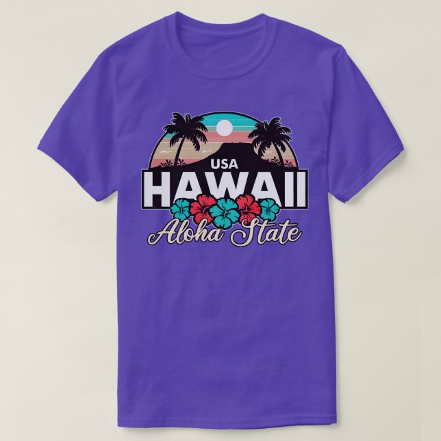 Hawaii Aloha State TShirt 3 (Design Front)