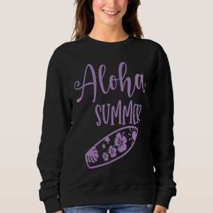 Hawaii Aloha Surfing Hawaiian Party Sweatshirt
