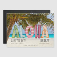 Hawaii Beach Destination Wedding Save the Date