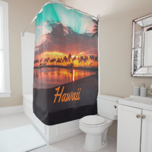Hawaii Beach Hawaiian Islands Shower Curtain