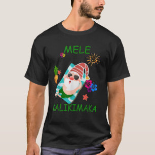 Hawaii Beach Mele Kalikimaka Funny Gnome Christmas T-Shirt