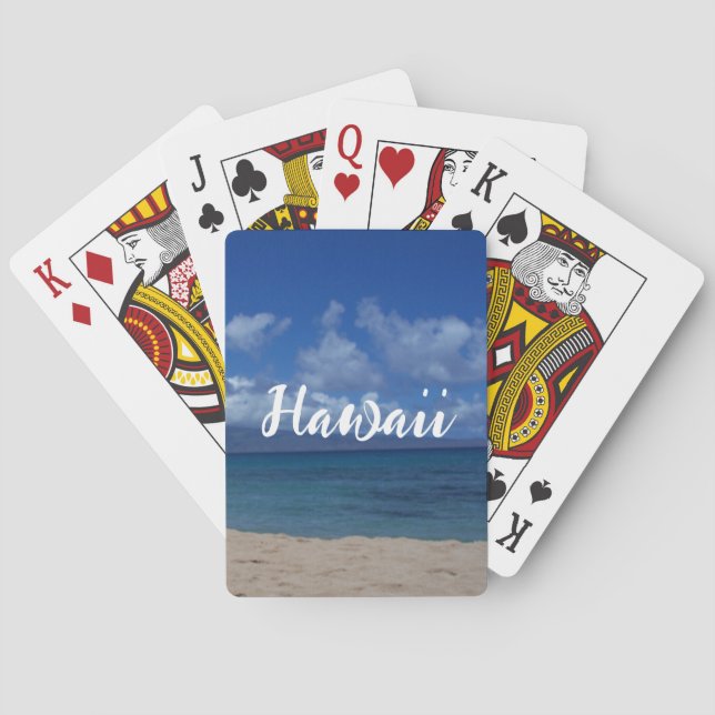 Hawaii Beach Playing Cards (Back)