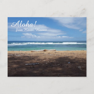 Hawaii Beach Postcard