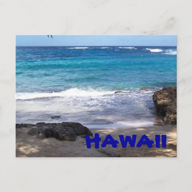 Hawaii Beach Postcard (Front)