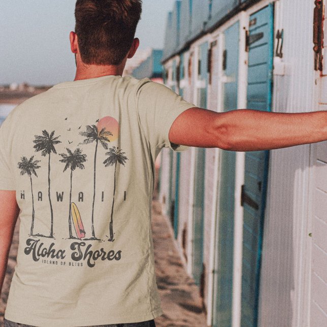 Hawaii Beach Surfer Summer Vacation T-Shirt (Hawaii Beach Surfer Summer Vacation T-Shirt)