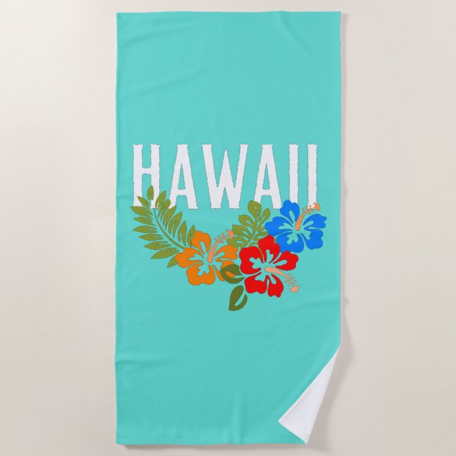 Hawaii Beach Towel (Front)