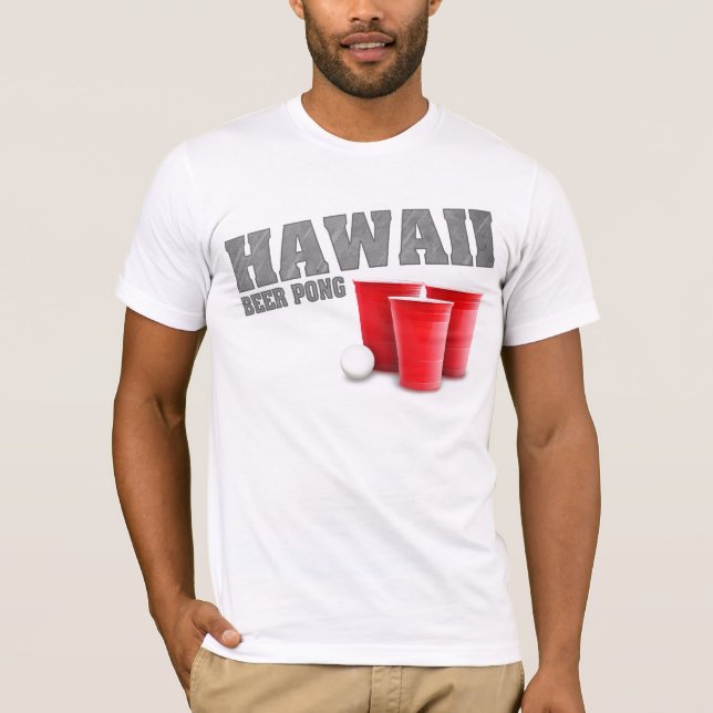 Hawaii Beer Pong T-Shirt (Front)