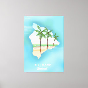 Hawaii Big island Canvas Print