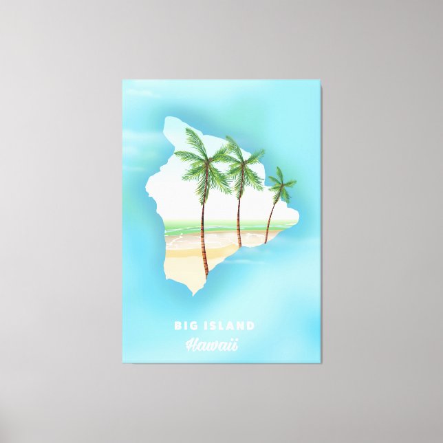 Hawaii Big island Canvas Print (Front)