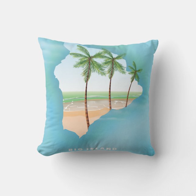 Hawaii Big island Cushion (Front)
