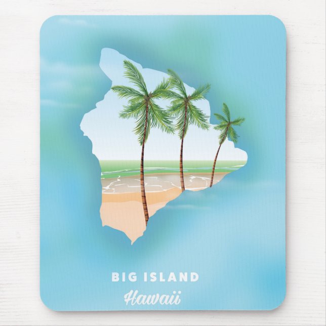 Hawaii Big island Mouse Pad (Front)