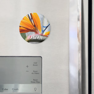 Hawaii Bird of Paradise Plant Magnet