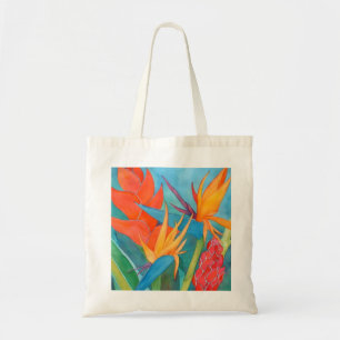 Hawaii Bird of Paradise Shopping Tote Bag