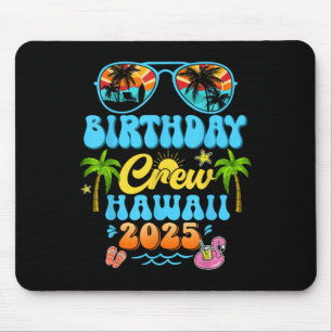 Hawaii Birthday Crew Vacation Cruise 2025 Summer G Mouse Pad