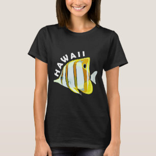 Hawaii Butterfly Fish Tropical Coral Marine Animal T-Shirt