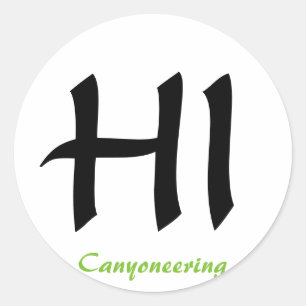 Hawaii canyoneering sticker