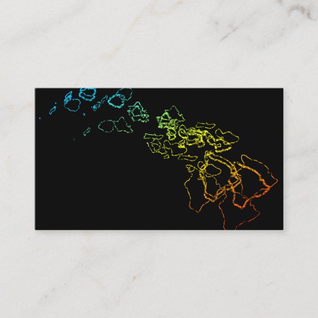 hawaii chill blur business card (Front)