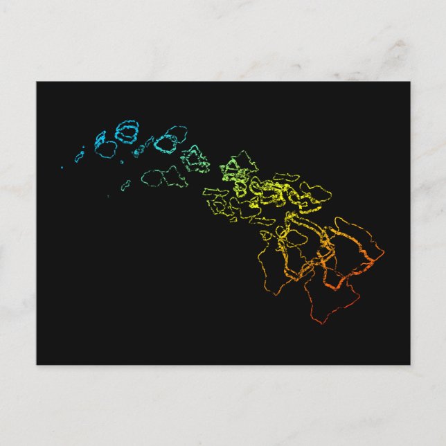 hawaii chill blur postcard (Front)