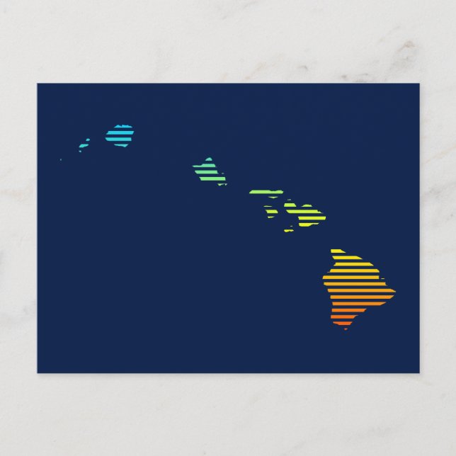 hawaii chill fade postcard (Front)