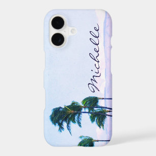 Hawaii Coastal Palm Trees Mountains Script Name