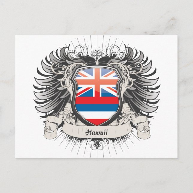 Hawaii Crest Postcard (Front)