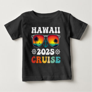 Hawaii Cruise 2025 Vacation Trip Matching Family Baby T-Shirt