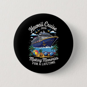 Hawaii Cruise 2026 Vacation Trip Matching Family G 6 Cm Round Badge