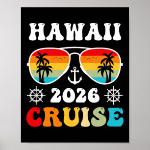 Hawaii Cruise 2026 Vacation Trip Matching Family G Poster
