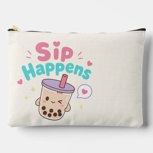 Hawaii culture quote pun pattern accessory pouch (Front)
